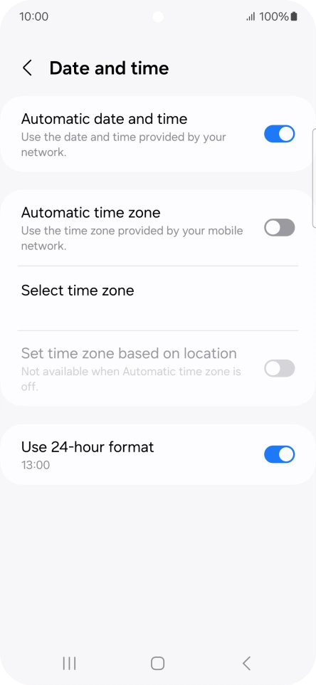 Press the indicator next to Press the indicator next to