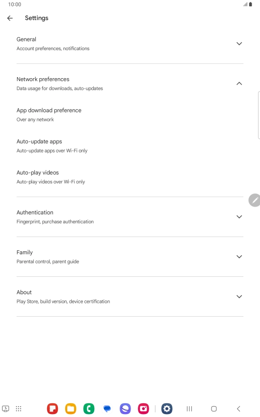Press Auto-update apps. Press Auto-update apps.