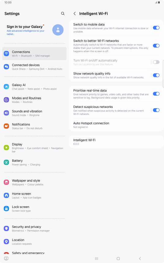 Press the indicator next to Press the indicator next to