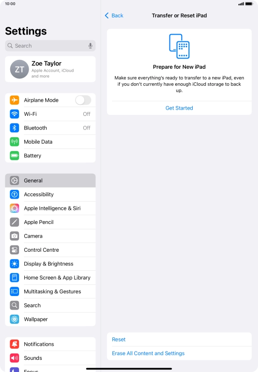Press Reset. Press Reset.