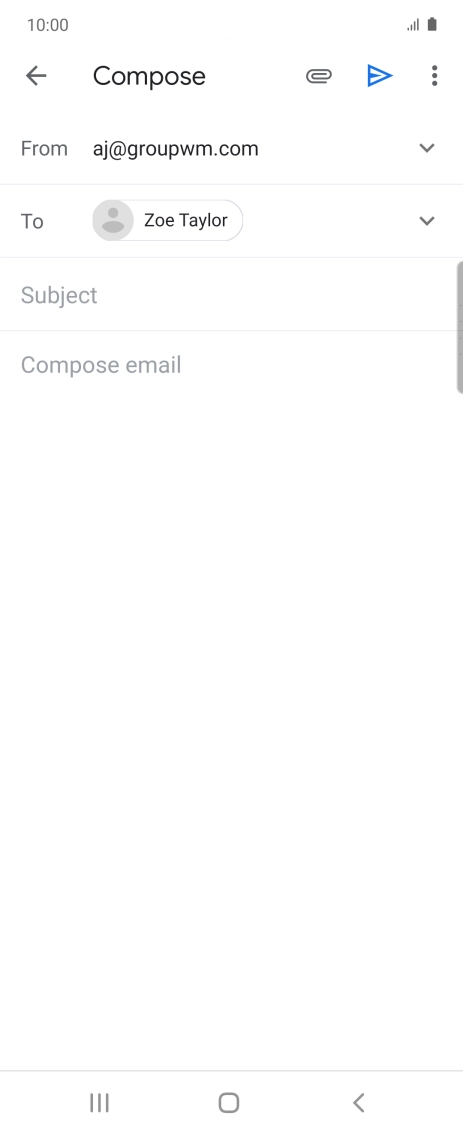 Press Subject and key in the required subject. Press Subject and key in the required subject.