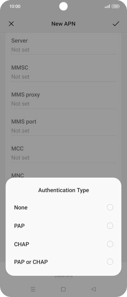 Press PAP. Press PAP.