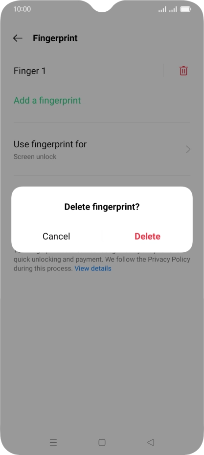 Press Delete. Press Delete.