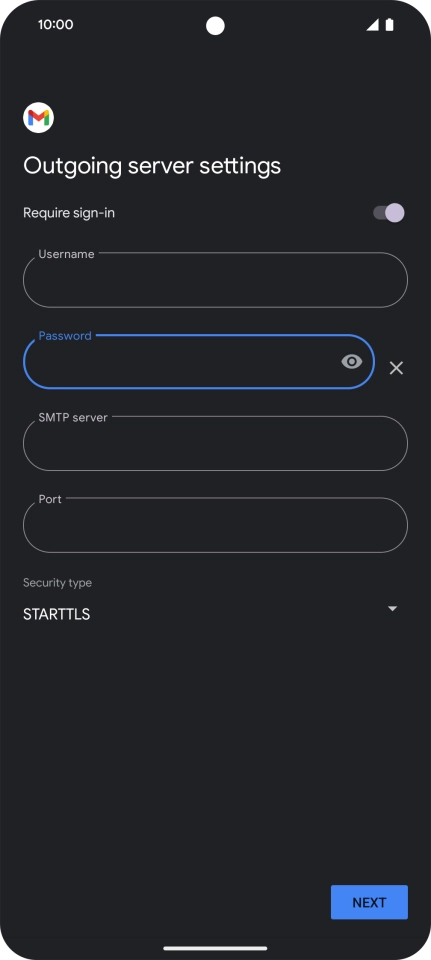 Press the field below Press the field below