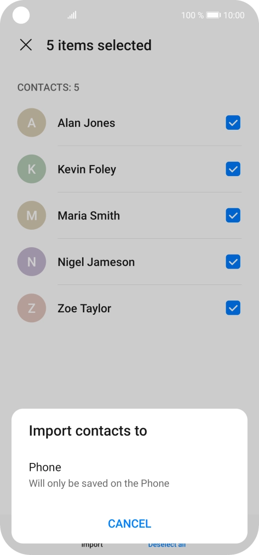 Press Phone. Press Phone.