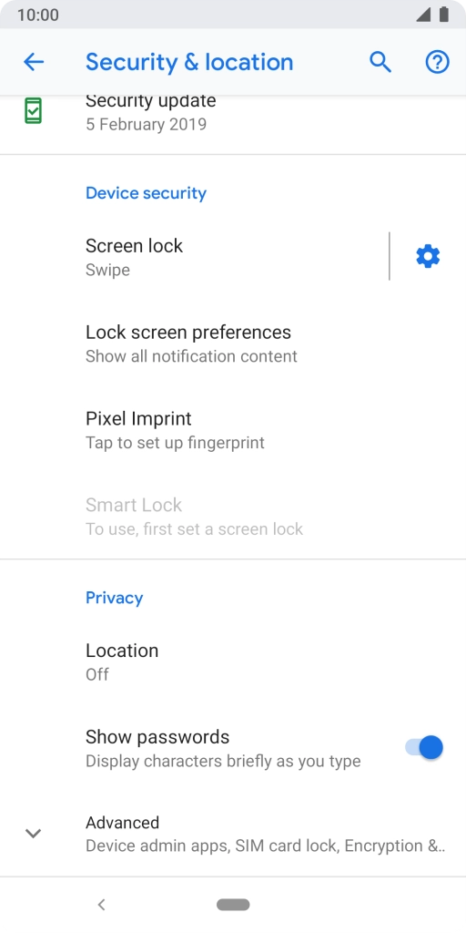 Press Location. Press Location.