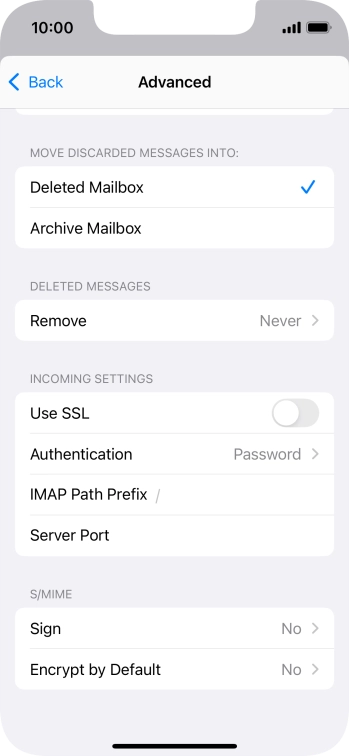Press the indicator next to Press the indicator next to