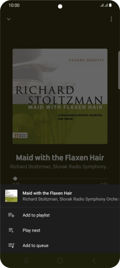 Press Add to playlist. Press Add to playlist.