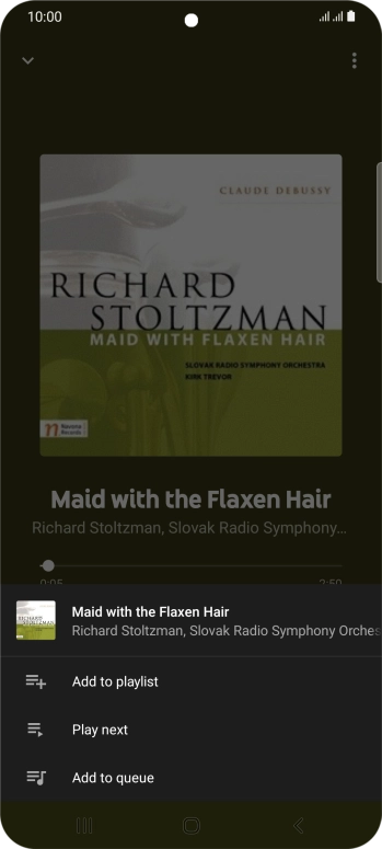 Press Add to playlist. Press Add to playlist.