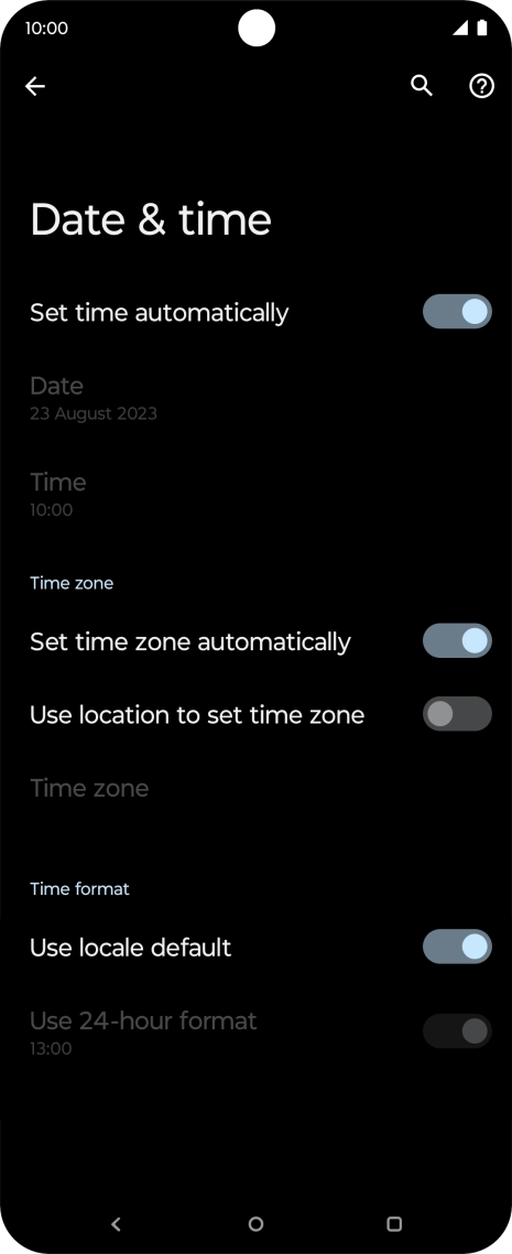 Press the Home key to return to the home screen. Press the Home key to return to the home screen.