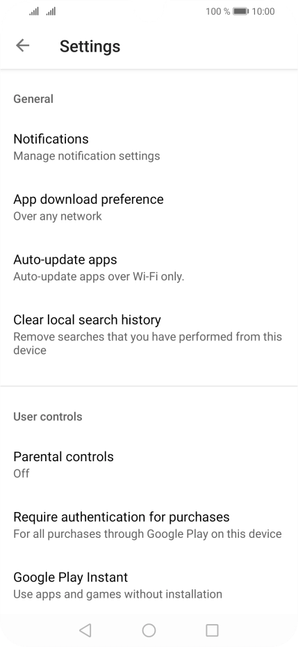 Press Auto-update apps. Press Auto-update apps.