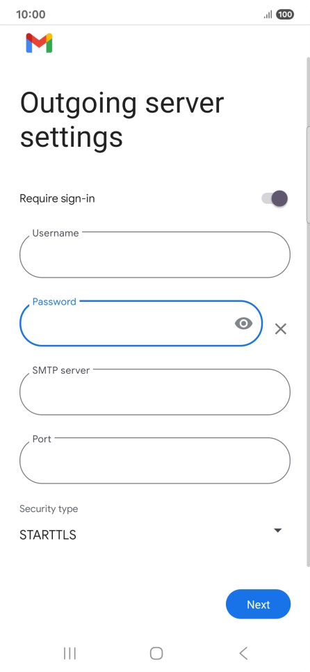 Press the field below Press the field below