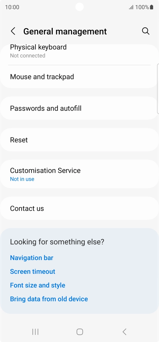 Press Reset. Press Reset.