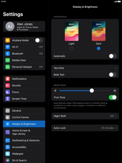 Press the indicator next to Press the indicator next to