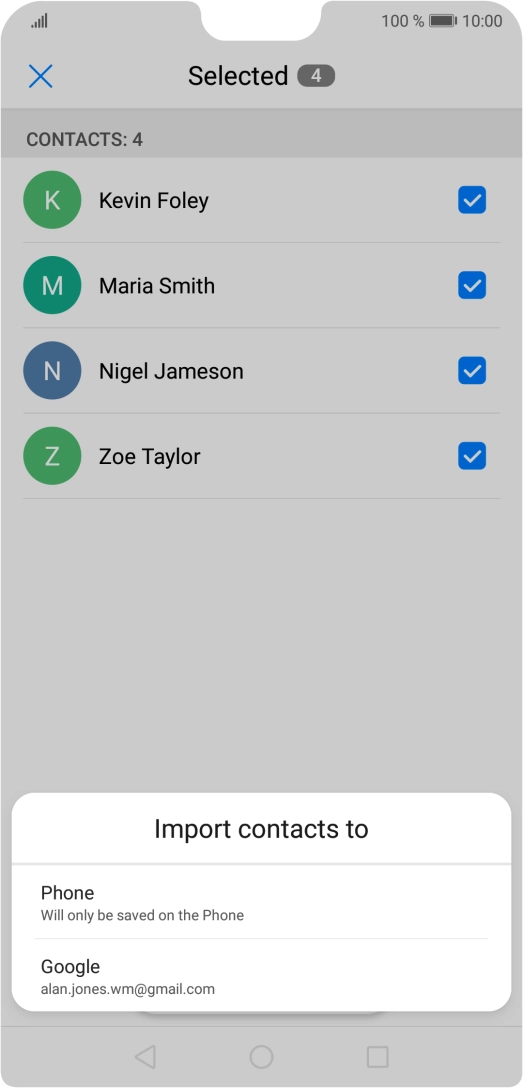 Press Phone. Press Phone.