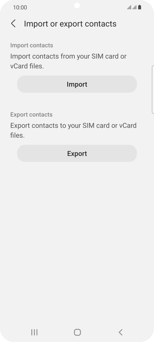 Press Import. Press Import.