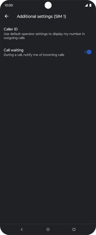 Press the indicator next to Press the indicator next to