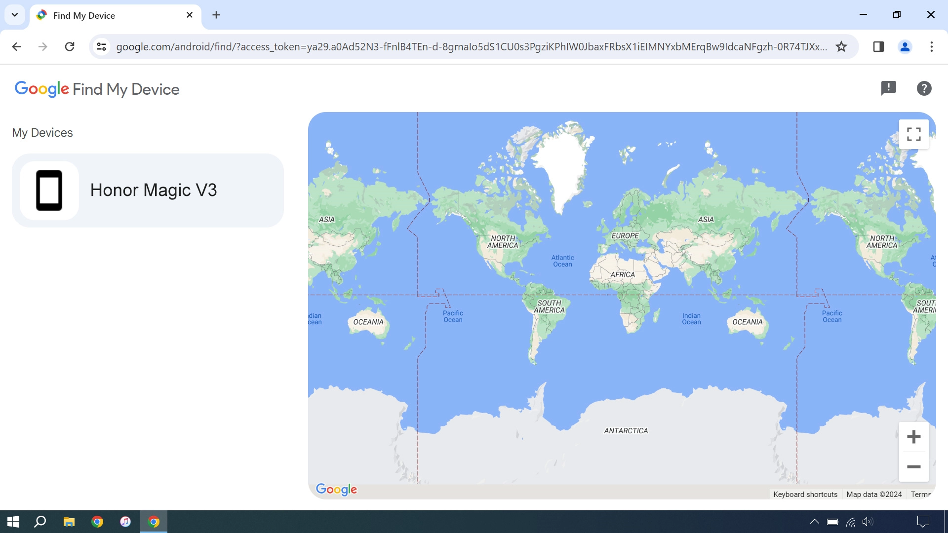 Click the required device. Click the required device.
