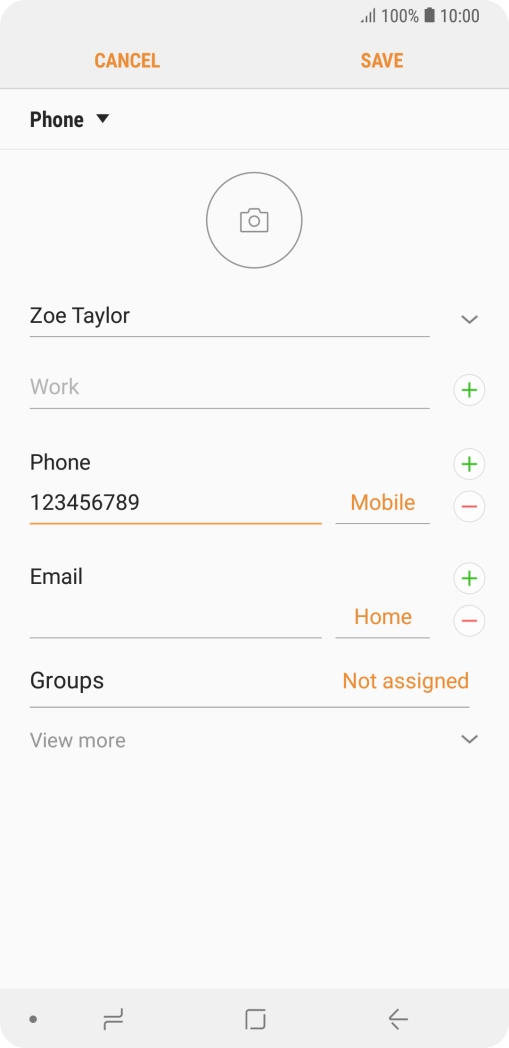 Press SAVE. Press SAVE.