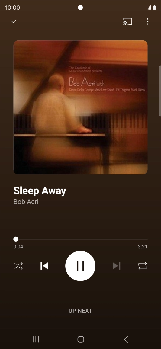 Press arrow right to go to the next audio file. Press arrow right to go to the next audio file.