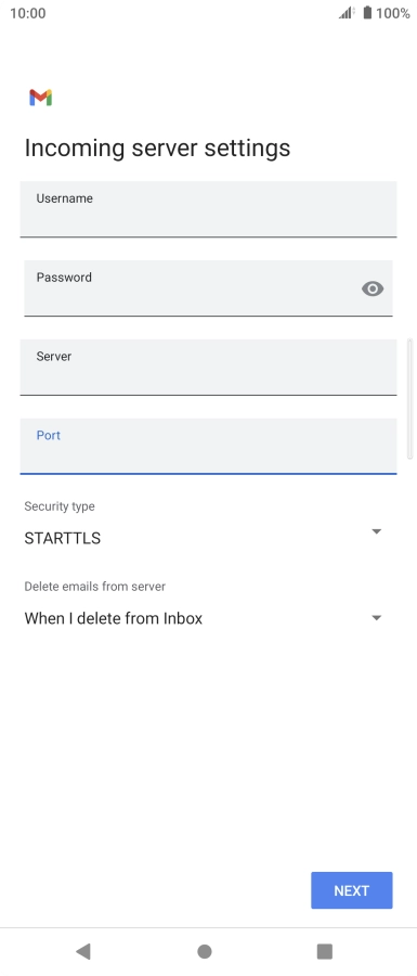 Press the drop down list below Press the drop down list below
