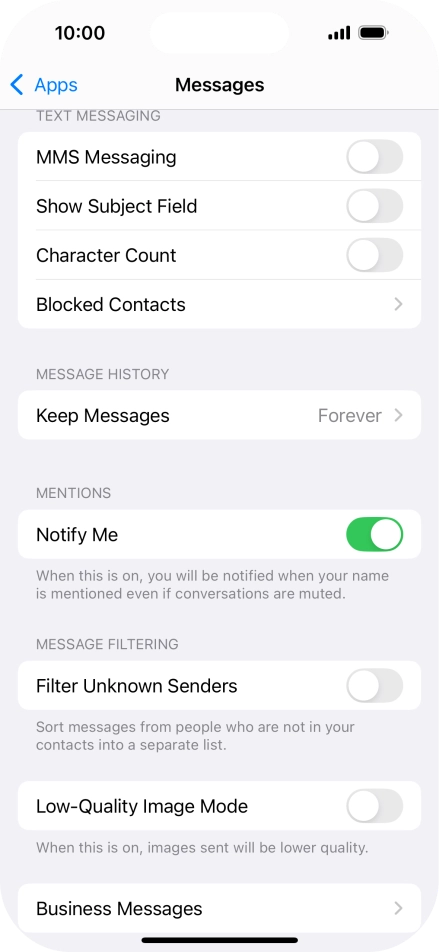 Press the indicator next to Press the indicator next to