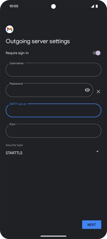 Press the field below Press the field below