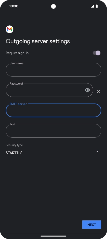Press the field below Press the field below
