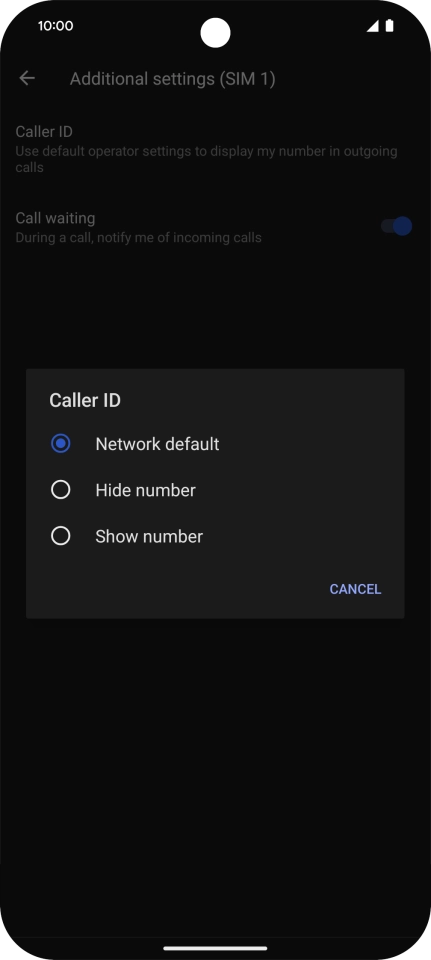 Press Show number to turn on caller identification. Press Show number to turn on caller identification.