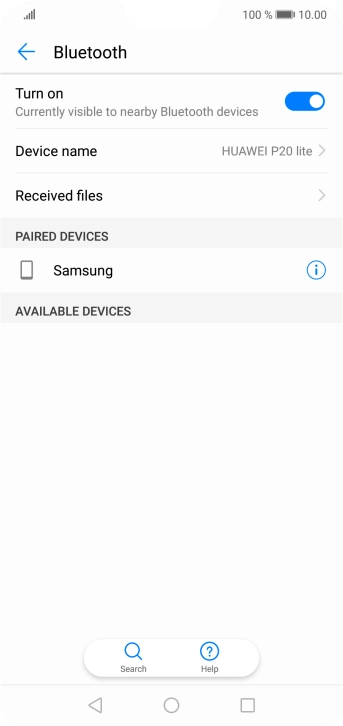 Press the Home key to return to the home screen. Press the Home key to return to the home screen.