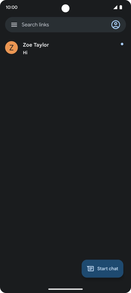 Press Start chat. Press Start chat.