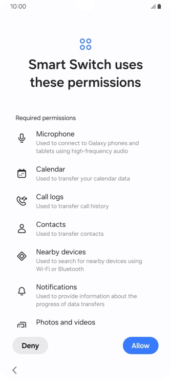 Press Allow. Press Allow.
