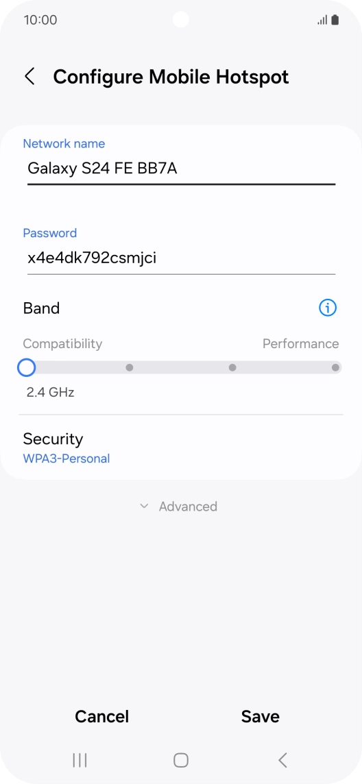 Press the field below Press the field below