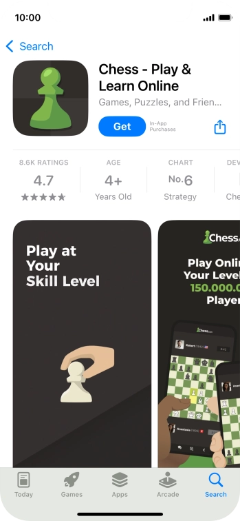 Press Get and follow the instructions on the screen to install the app. Press Get and follow the instructions on the screen to install the app.