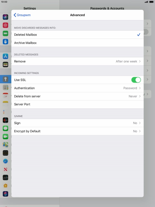 Press the indicator next to Press the indicator next to