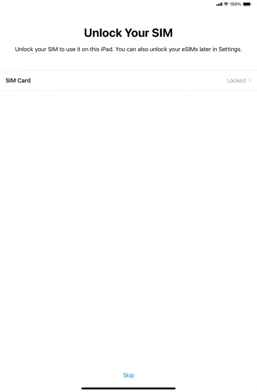 Press SIM Card. Press SIM Card.