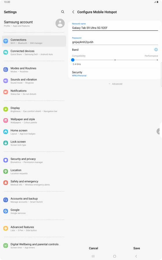 Press the field below Press the field below