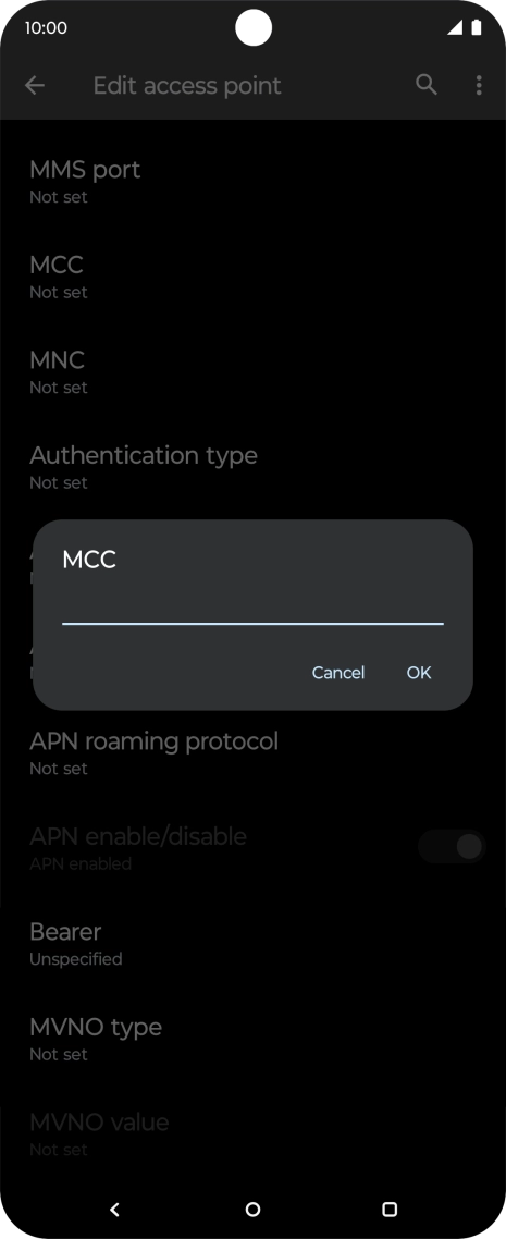 Key in 234 and press OK. Key in 234 and press OK.