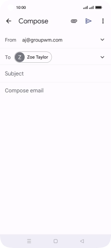 Press Subject and key in the required subject. Press Subject and key in the required subject.