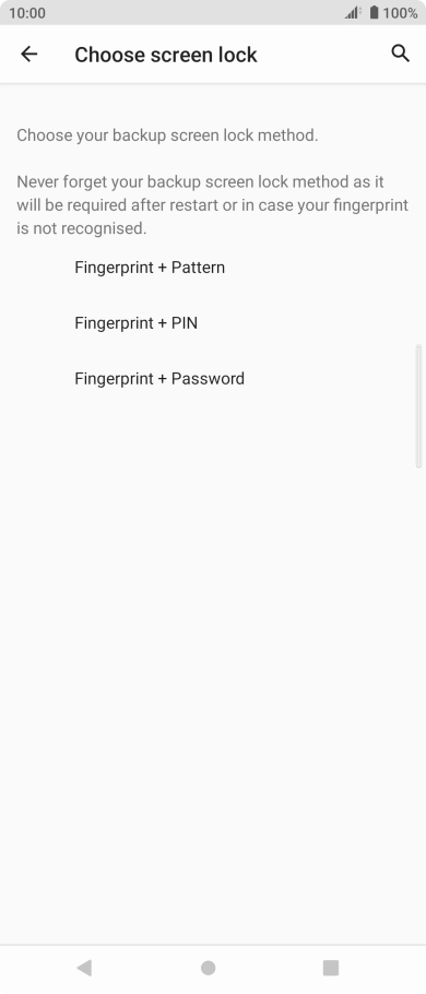 Press the required phone lock code and follow the instructions on the screen to create an additional phone lock code. Press the required phone lock code and follow the instructions on the screen to create an additional phone lock code.
