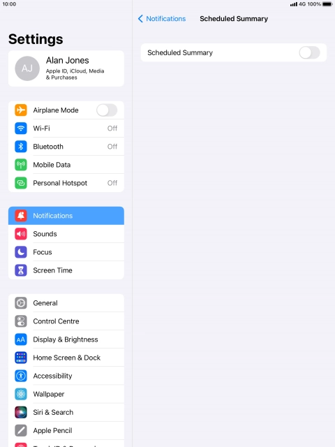 Press the indicator next to Press the indicator next to