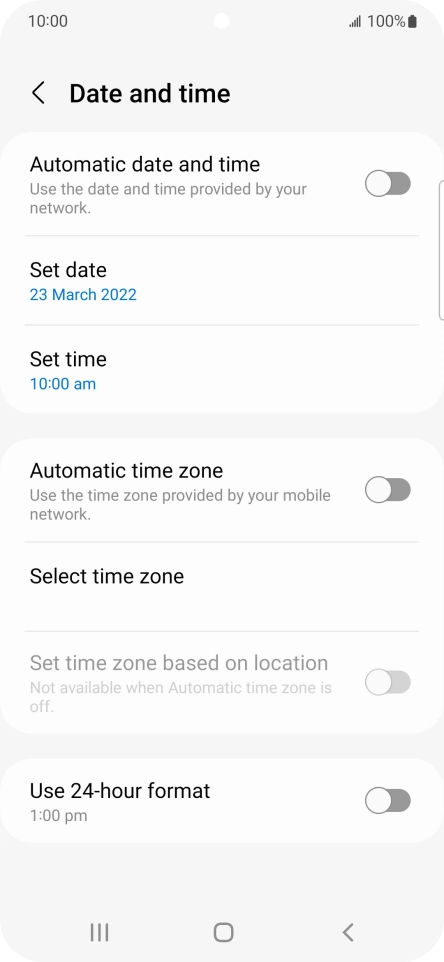 Press the indicator next to Press the indicator next to