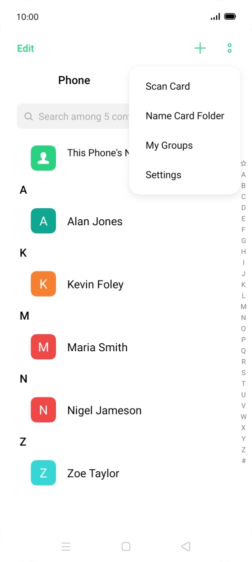 Press Settings. Press Settings.