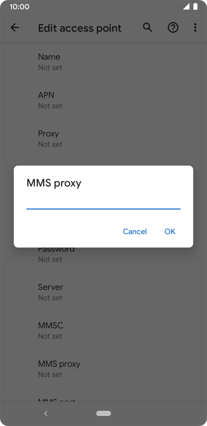 Key in 149.254.201.135 and press OK. Key in 149.254.201.135 and press OK.