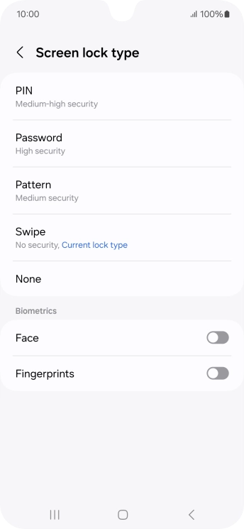 Press Fingerprints. Press Fingerprints.