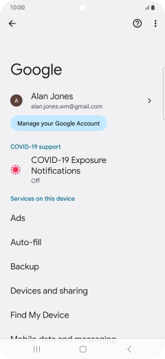 Press Find My Device. Press Find My Device.