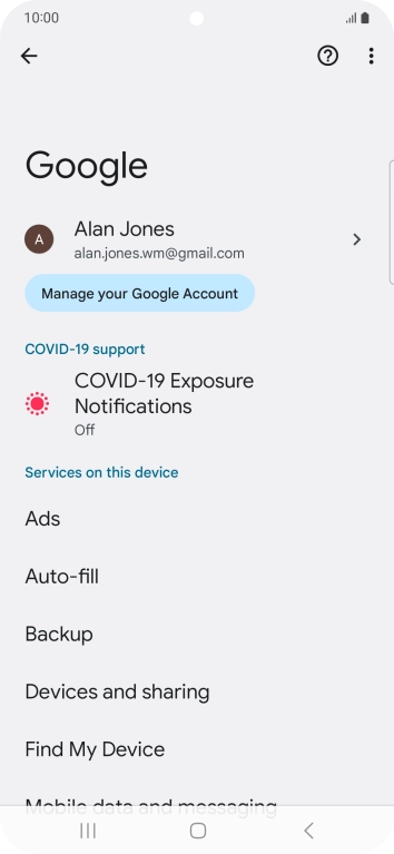 Press Find My Device. Press Find My Device.