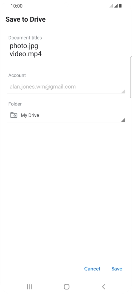 Press the field below Press the field below