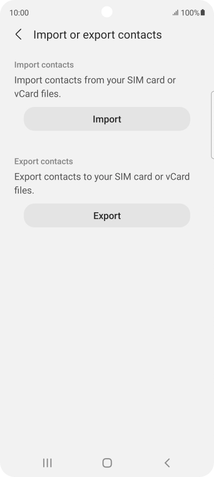 Press Import. Press Import.