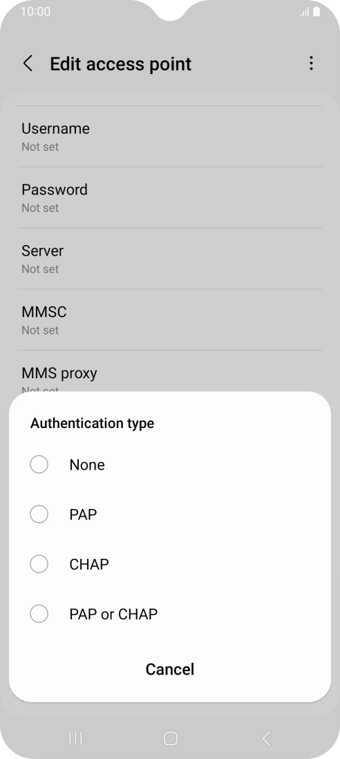 Press PAP. Press PAP.